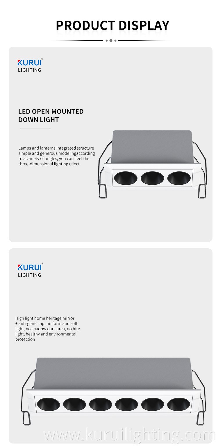 Recessed Linear Grille Light